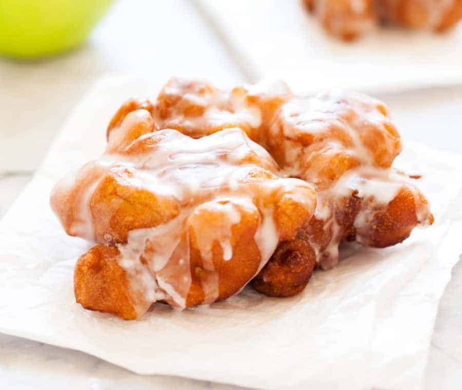 These tried and true top ten recipes from January 2021 have you covered from main dishes, to sweet treats, to desserts! i am baker, iambaker, apple fritter, fried apple fritters, fritters recipe The Best Apple Fritters