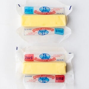 Sticks of Butter Unwrapped.
