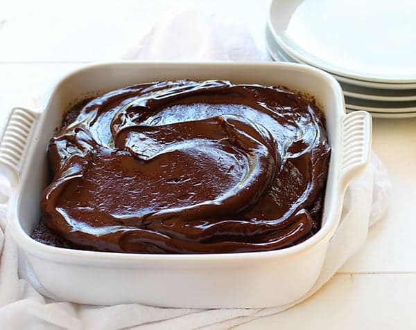 Seriously the best cake you will ever make... and it comes together fast if you happen to have a craving! #chocolatecake #cravingcake #chocolatecravingcake #cake #baking #iambaker #recipes #chocolate Chocolate Craving Cake in a Pan. Cake, Baking, Chocolate Cake, Small Chocolate Cake, chocolate cake for two, Dessert, Easy Cakes, baking Recipes, I am baker, iambaker