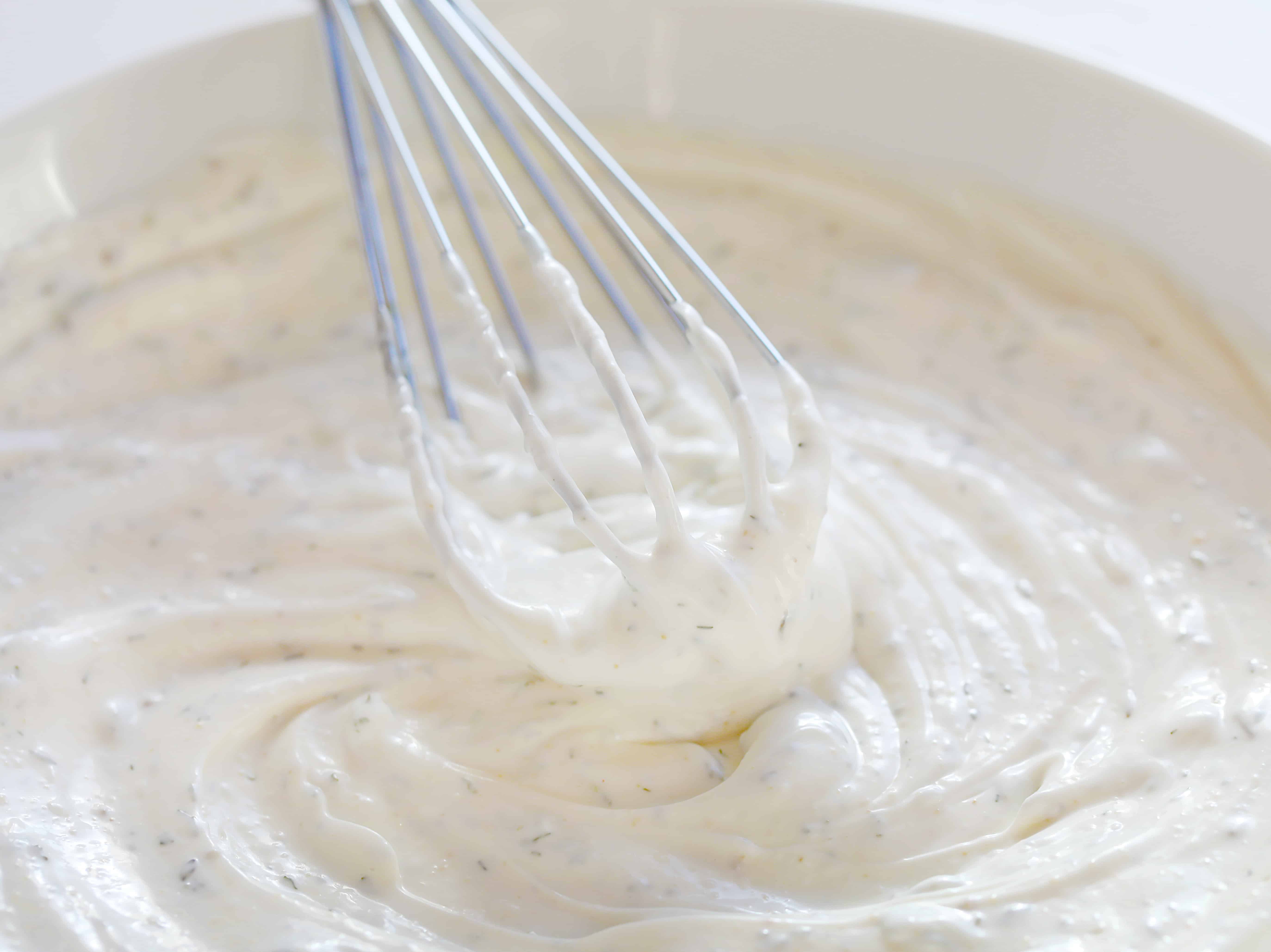 The BEST Homemade Ranch Dressing! #homemade #dressing #ranch #homemaderanchdressing #homemadedressing #fromscratch #saladdressing #iambaker Thick Ranch Dressing