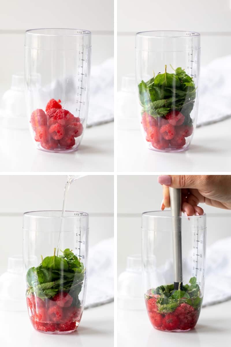 Raspberry Lime Mojito is a refreshing cocktail that combines the flavors of fresh raspberries, zesty lime, light rum, and mint. It is a drink that is perfect for many occasions, especially a hot summer day, brunch with friends, or enjoying an evening at home! Steps for Making a Raspberry Lime Mojito with Raspberries, Mint, Simple Syrup, and Muddling.